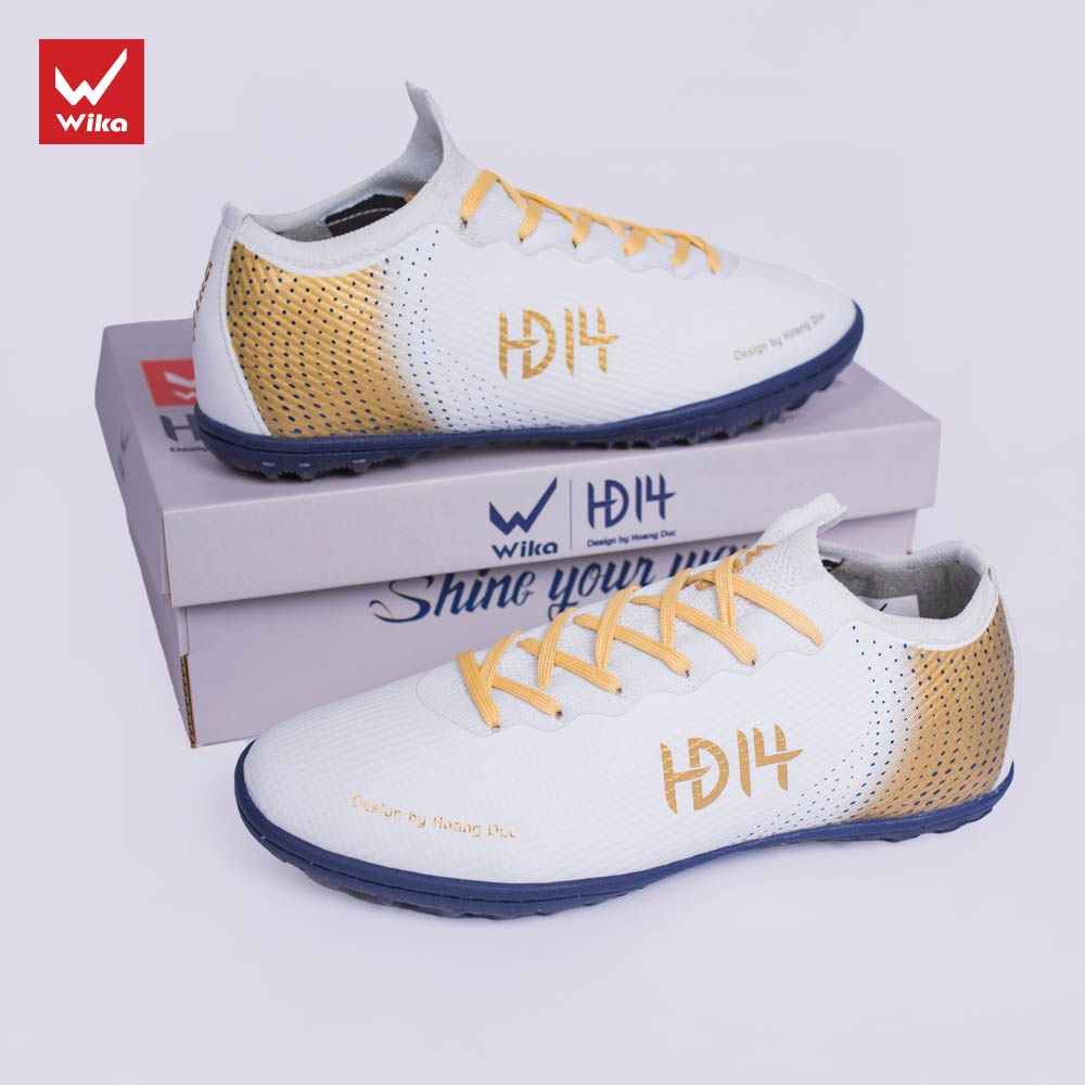 Giày Đá Bóng Wika HD14  Cho Sân Cỏ Nhân Tạo, Đã Được Khâu Toàn Bộ Đế Medihome