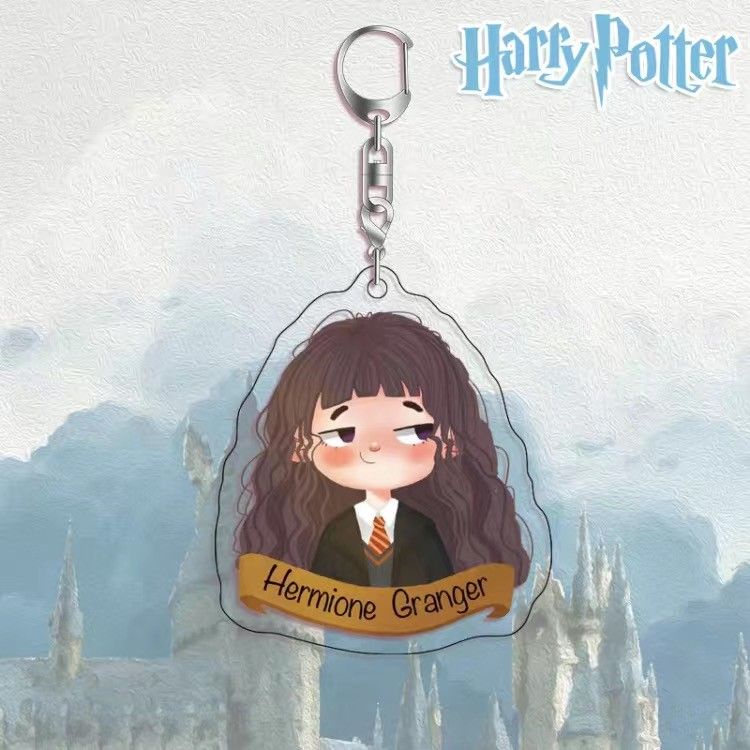 Harry potter Móc Khóa Hai Mặt Bằng acrylic Hình Nhân Vật Hoạt Hình Trong harry potter