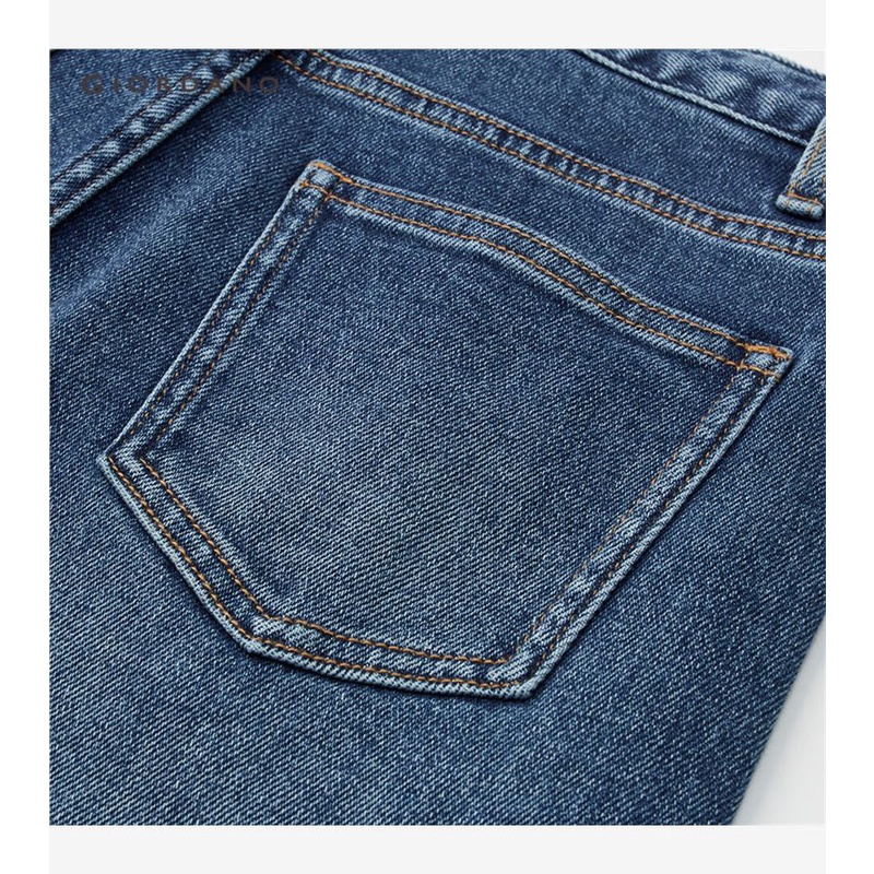 GIORDANO WOMEN Strawberry high waist wide leg denim jeans 18423064