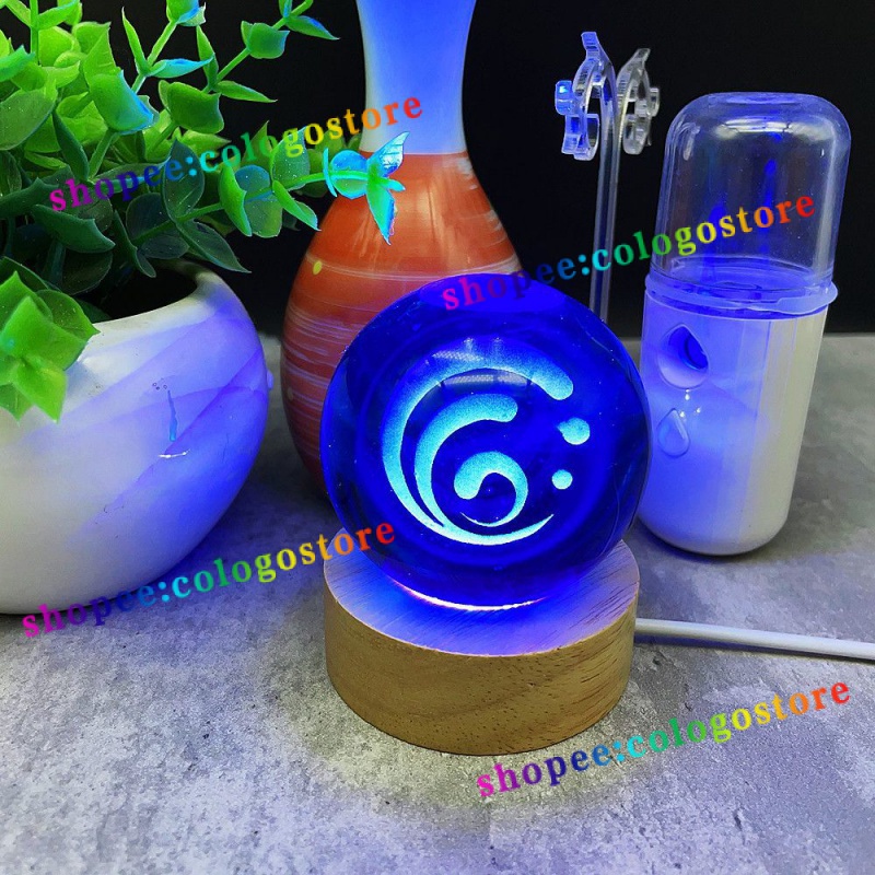 Genshin Quả Cầu Pha Lê Hóa Trang Nhân Vật Anime cryo Nendoroid