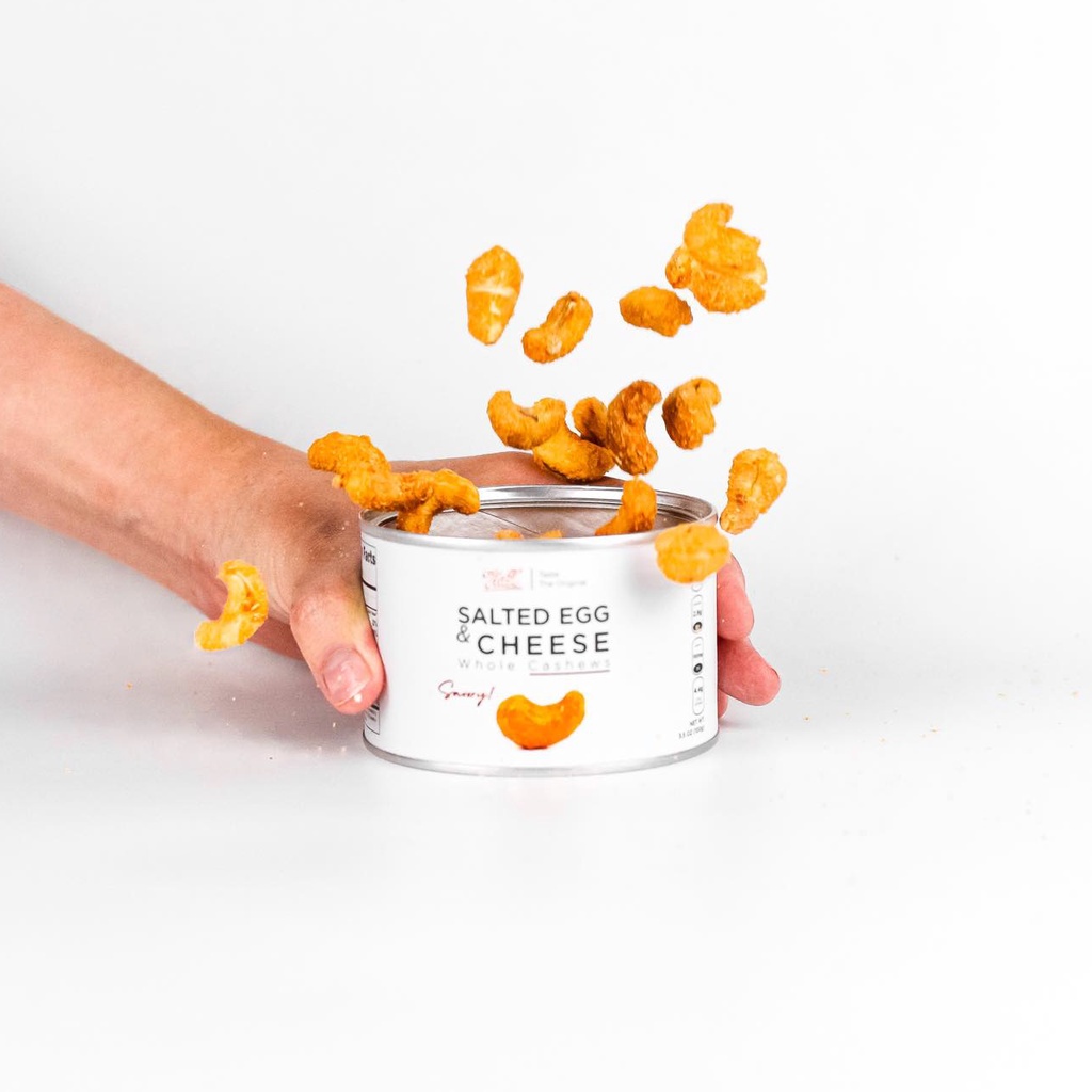 Hạt Điều Phô Mai Trứng Muối Kaz - Salted Egg Yolk & Cheese Cashews