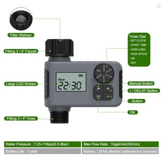 Save Time and Water with Intelligent Irrigation System Controller - Gardening Water Timer