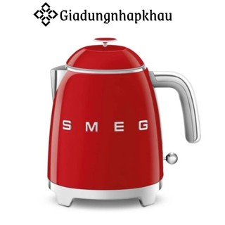 Ấm siêu tốc mini smeg klf05, ấm đun nước, dung tích 0,8l, nhập đức, bh 12 tháng, nhiều màu, giadungnhapkhau19