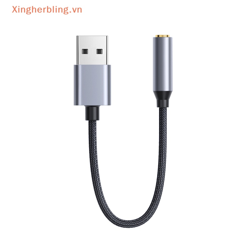Thẻ Âm Thanh usb 3.5mm Chuyển Đổi Thẻ Âm Thanh xbvn 20cm Sang 3.5mm