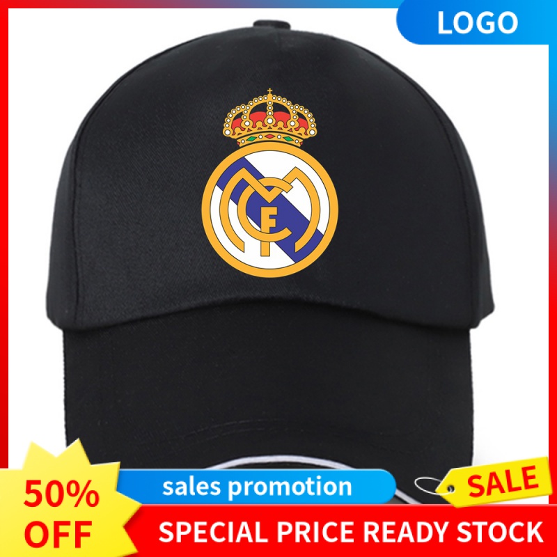 Mũ Lưỡi Trai In Logo Real Madrid Thoáng Khí Thoải Mái Thời Trang Cho Nam