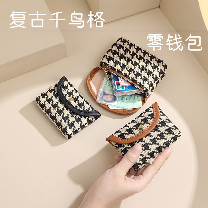 Ví Đựng Tiền Xu mini Có Khóa Kéo Thời Trang