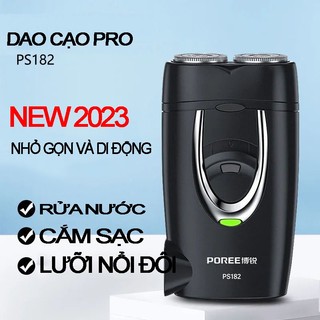 Máy cạo râu nam mini Poree PS187, thiết kế nhỏ gọn,
