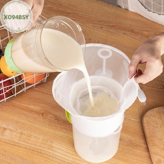 Xo94bsy 1 túi lưới lọc sữa đậu nành túi lưới lọc chất lỏng nylon túi lưới lọc cà phê sữa túi lưới có thể tái sử dụng bóp lưới dụng cụ nhà bếp vn