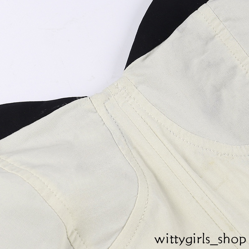 Cửa Hàng Wittygirls_Bộ Hàng | Màu Sắc Áo tank top Phối Màu Tương Phản Thời Trang Đường Phố Cá Tính