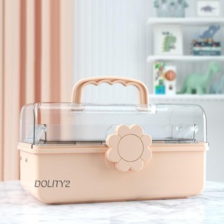 Hộp đựng đồ trang điểm ba tầng dành cho trẻ em