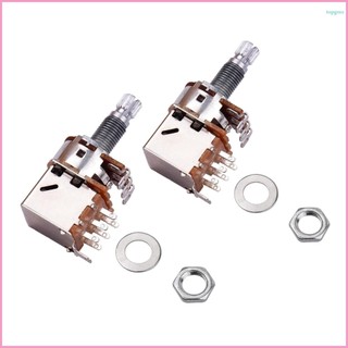 Electric Guitar Bass Potentiometer Push Pull Volume Tone Switch Pots 2pcs - Smooth Control and Enhanced Sound for Musicians