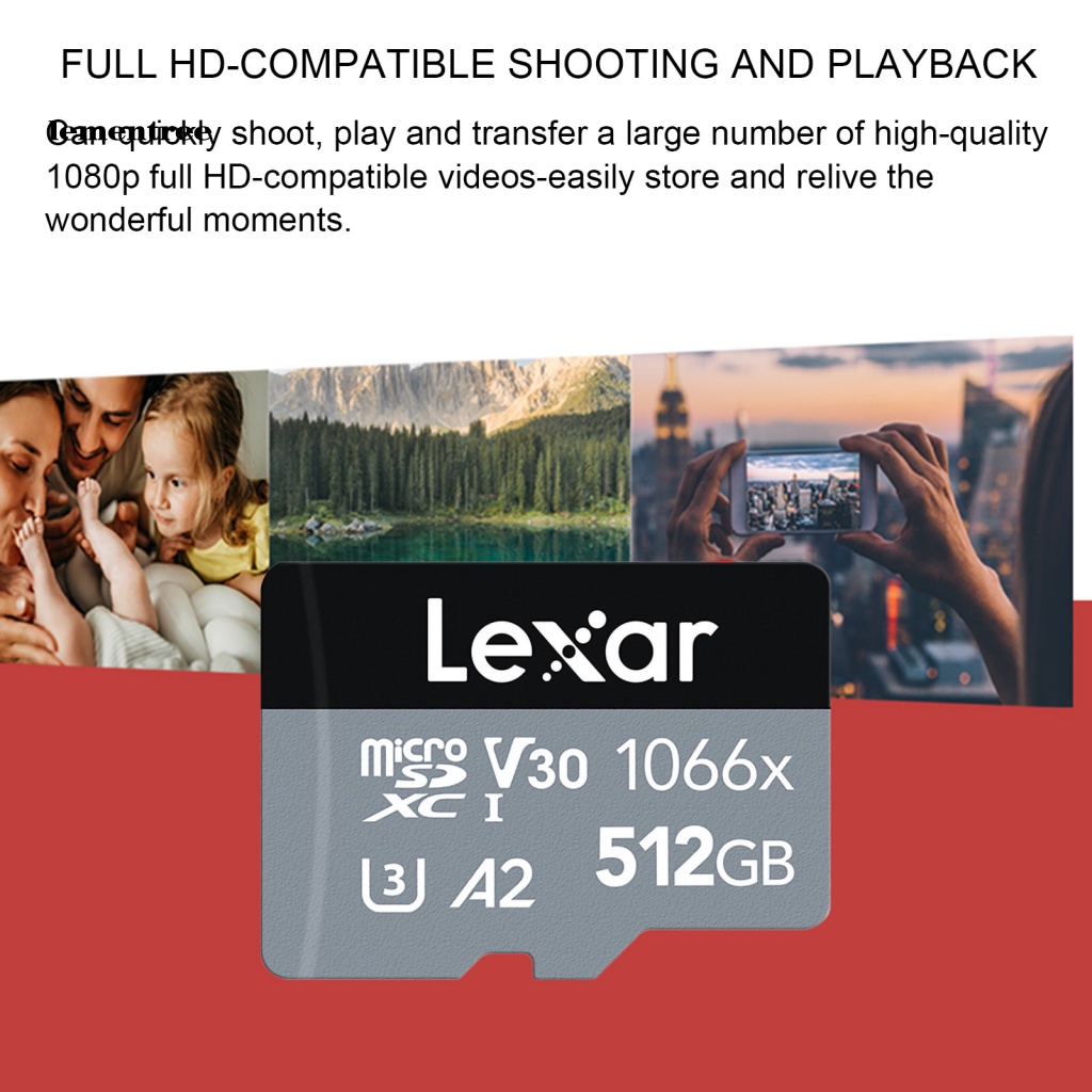 Thẻ Nhớ tf 32gb / 64gb / 128gb / 256gb / 512gb Tốc Độ Cao Điện Thoại