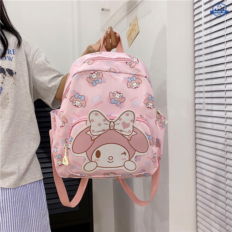 Sanrio Balo Đi Học Du Lịch Họa Tiết Hoạt Hình kuromi Đáng Yêu Cho Bé Trai Gái