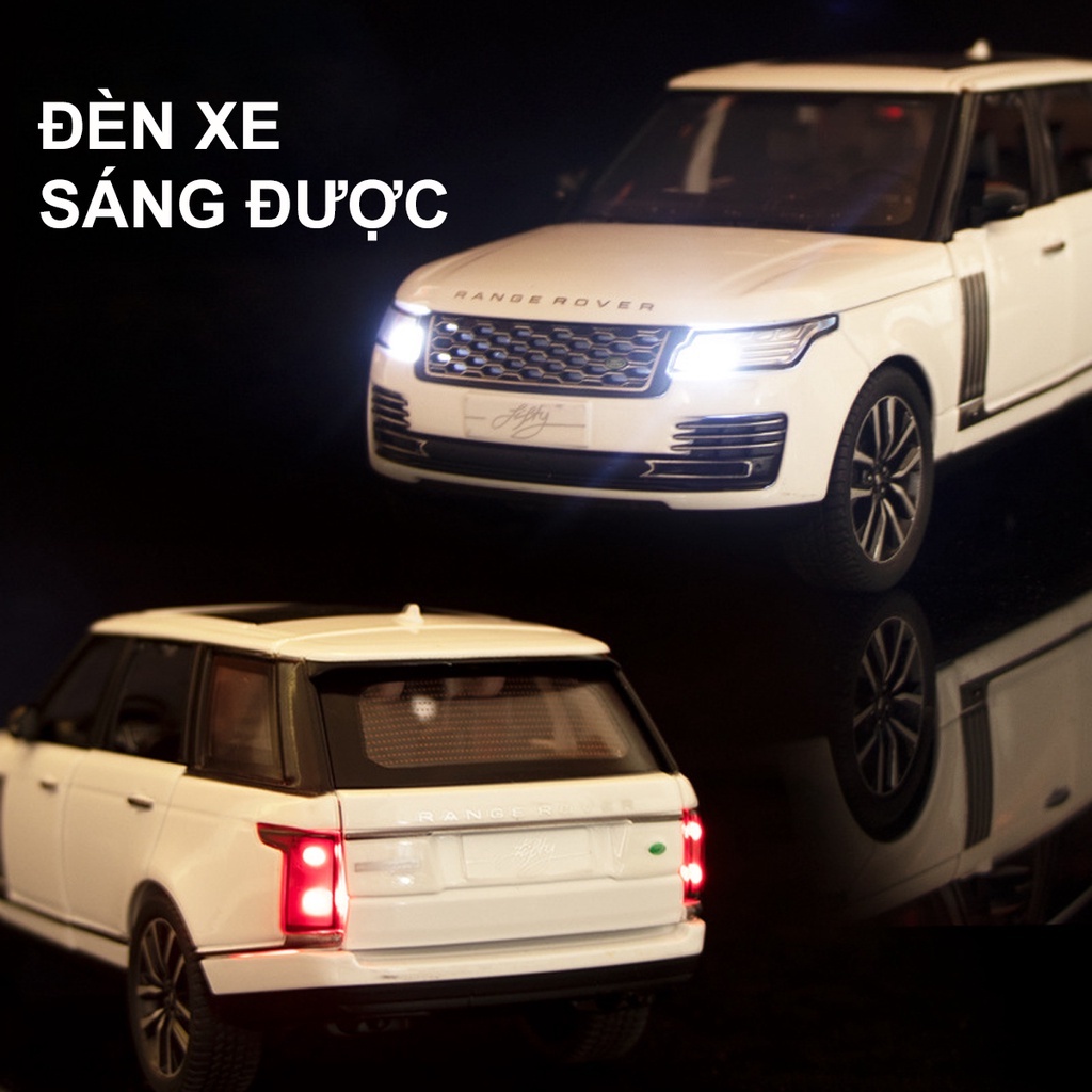 Mô hình xe ô tô kim loại Range Rover Toyzone bản kỷ niệm 50 năm kèm 1 nhân vật