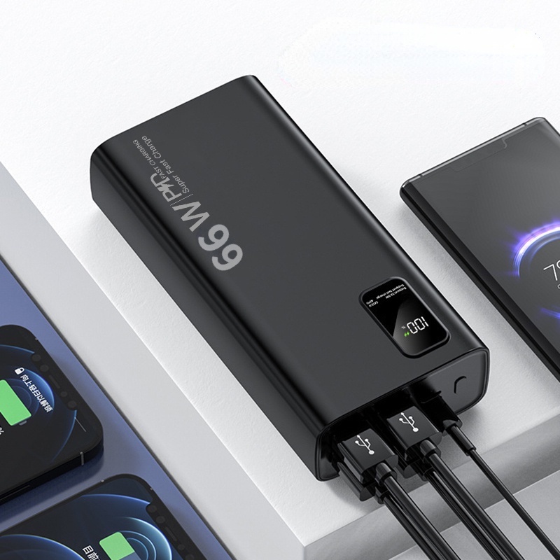 ️Sạc dự phòng 20000mah sạc nhanh 66W QC3.0 màn hình LED Sạc siêu nhanh