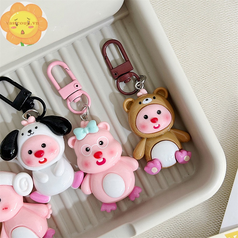 Vastji Móc Khóa Hoạt Hình Màu Hồng Đáng Yêu vn