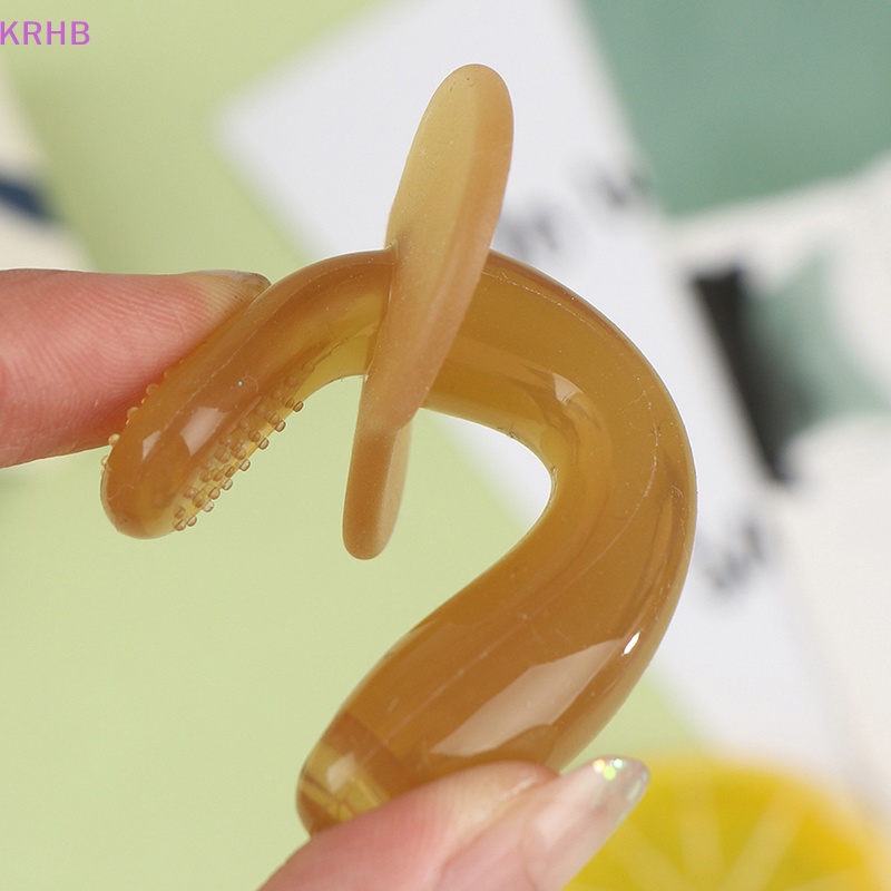 Đồ Chơi Ngậm Mọc Răng Bằng Silicon An Toàn Cho Bé Mới