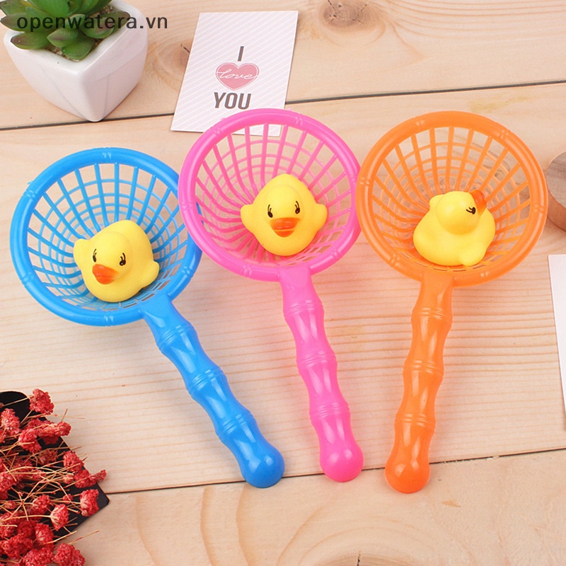 Bộ 5 Vòng Cao Su Hình Vịt Vàng mini Đồ Chơi Khi Tắm Cho Bé vn