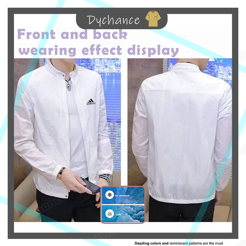 Áo Khoác Mỏng Nhẹ Chống Tia uv / Nắng / Tia uv Thời Trang Mùa Hè Cho Nam Size l-3xl upf50 +