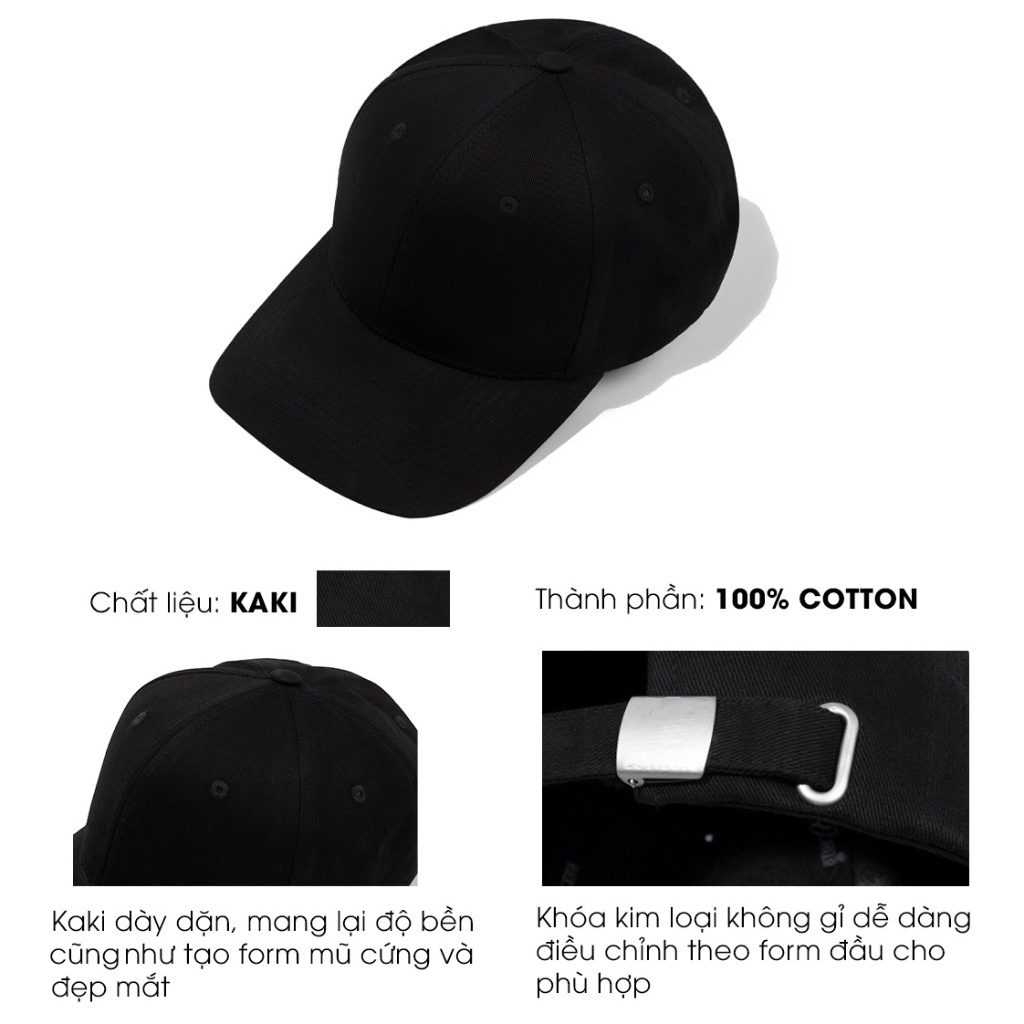 Nón Lưỡi Trai Trơn Đơn Giản Nam Nữ Unisex Thời Trang |TAYSONE|