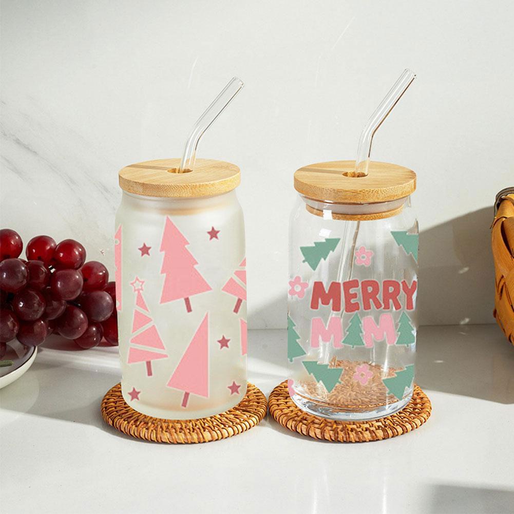 Miếng Dán Trang Trí Chống Thấm Nước / Dầu Mỡ Phong Cách Giáng Sinh s7i9