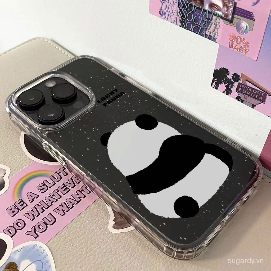 Ốp Điện Thoại Chống Sốc Hình Gấu Trúc Cho iphone 15pro 15promax 14promax 13promax 11promax 15 14 13 12 11 pro max xr x xsmax 7 8 plus