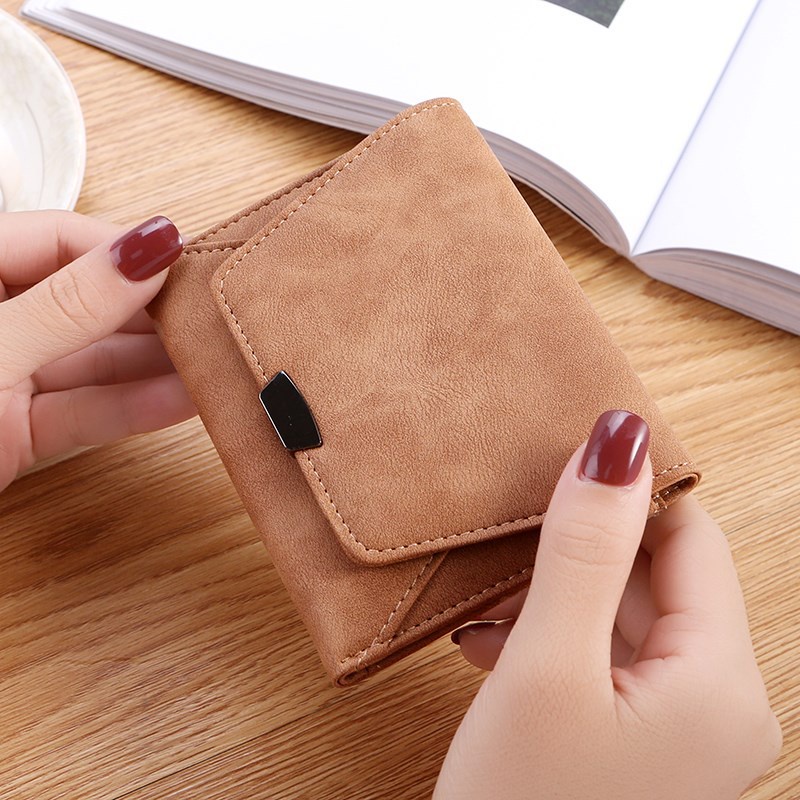 Ví ngắn mini SUPERCUTE thiết kế đơn giản thời trang phong cách Hàn Quốc