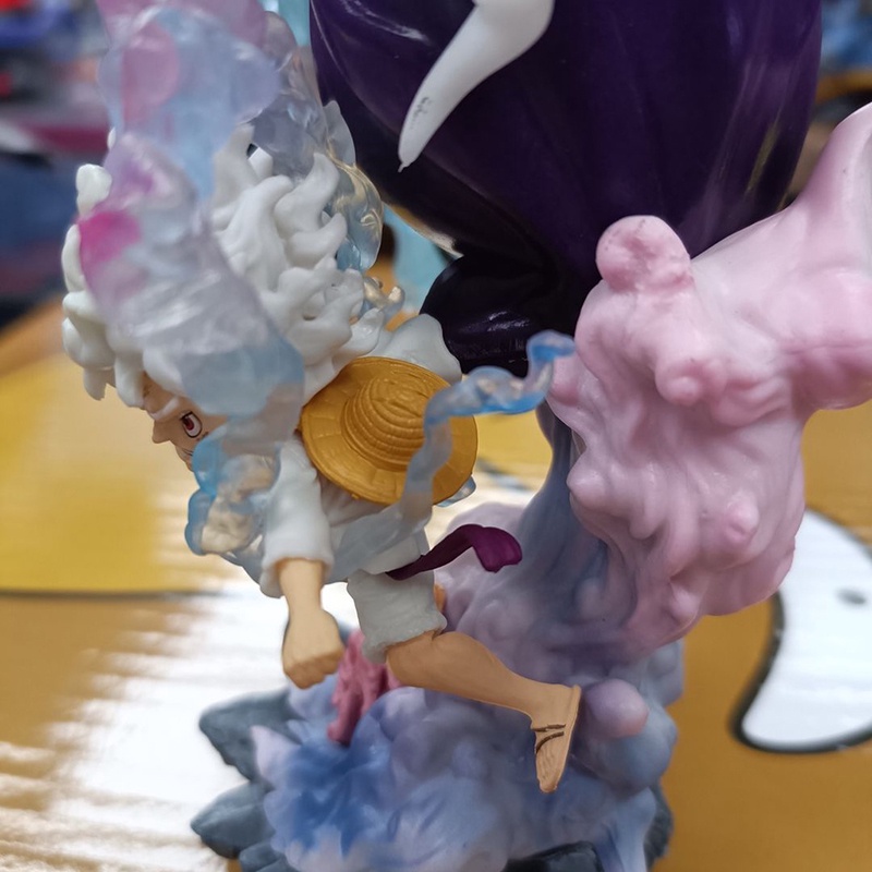 Mô Hình Nhân Vật luffy gear 5 Trong one piece 20cm Trang Trí Bàn Làm Việc