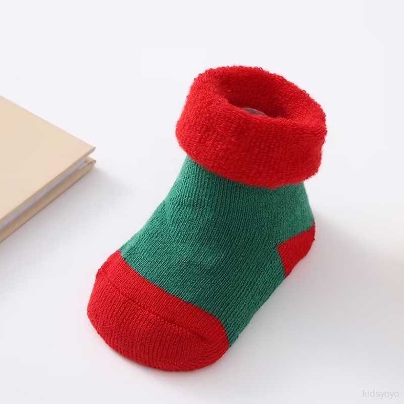 Vớ cotton Không Trơn Họa Tiết Sọc Dễ Thương Dành Cho Bé Trai Và Bé Gái