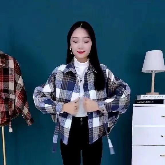 Áo Khoác Lót Lông Cừu Dày Dặn Phong Cách Phương Tây Thời Trang Thu Đông Cho Nữ