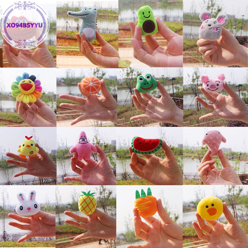 Xo94bsyu Set 10 Búp Bê Nhồi Bông Hình Động Vật Đáng Yêu 5-6cm vn