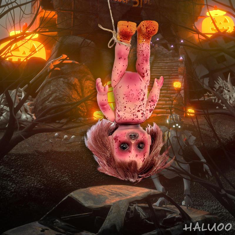Búp Bê zombie Treo Trang Trí Lễ Hội halloween