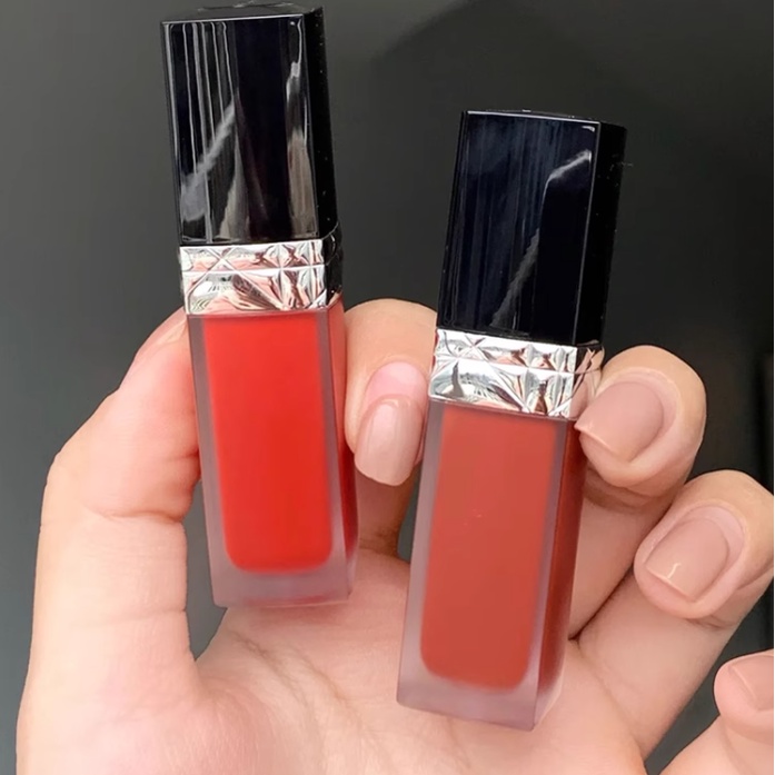 Dior Son Bóng Nắp Đen Khóa Màu # 200 #