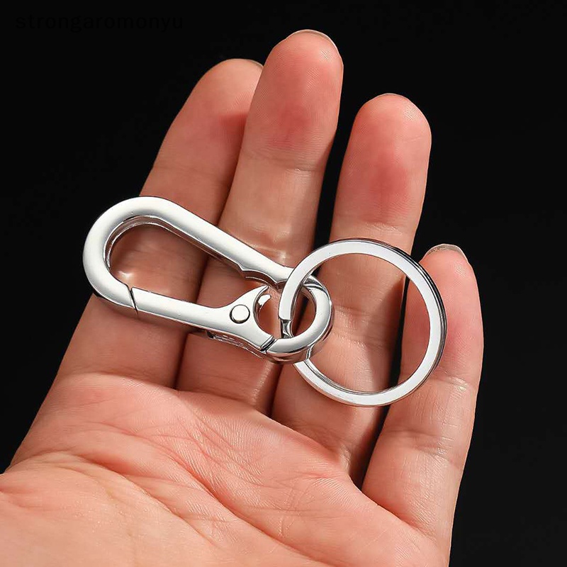 Yu Móc Khóa Bằng Thép Không Gỉ Hình Móng Ngựa Thời Trang Chống Thất Lạc Làm Quà Tặng Trang Trí Xe Hơi