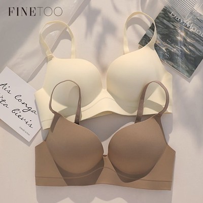 FINETOO Áo Lót Nâng Ngực Mềm Mại Không Đường May Điều Chỉnh Được Thoải Mái Quyến Rũ Cho Nữ