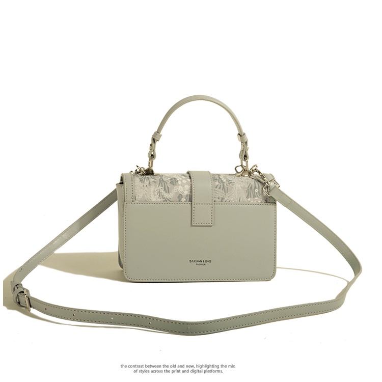 🌸Hàng Order🌸 Túi Xách Muzi&kai Chính Hãng Da Hoạ Tiết Thêu Móc Gấu Quai Xách Quai Da Đeo Sang Chảnh Nữ Tính 🌸 Quảng Châu