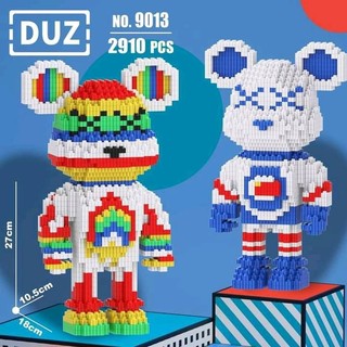 Mô hình lắp ghép Bearbrick cặp đôi  (2 con cao 30cm trong 1 mẫu)