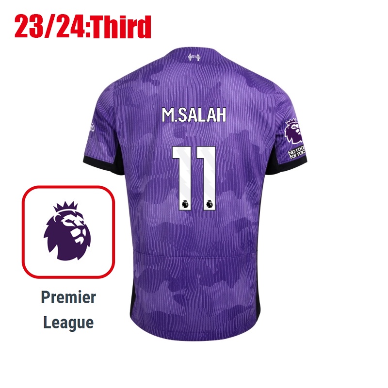 Áo Thun Bóng Đá Sân Khách liverpool 23 / 24  2023 / 2024 m.salah mac allister luis diaz Virus darwin Szoszlai