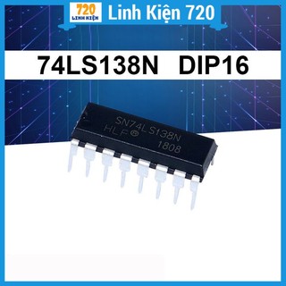 Ic 74ls138 3 to 8 decoder/demultiplexer dip16