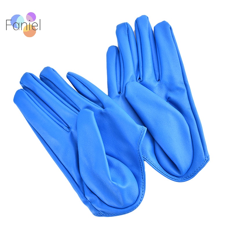 Mới Găng Tay Da pu Nửa Bàn Tay Thiết Kế Gợi Cảm Cho Nữ Dự Tiệc