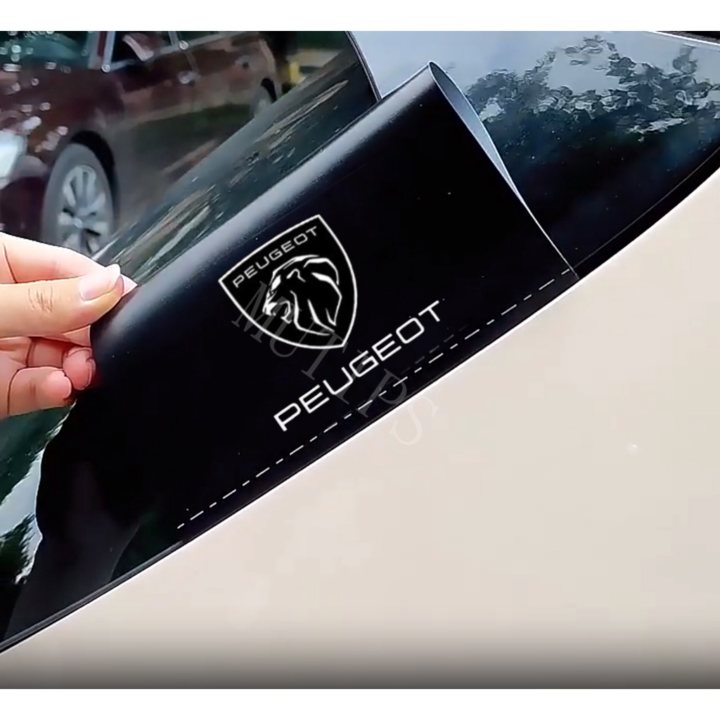 Peugeot Miếng Dán Trang Trí Cửa Xe Hơi Bằng pvc Chống Nước 206 208 3008 508 408 5008 406 207 307 308 2008