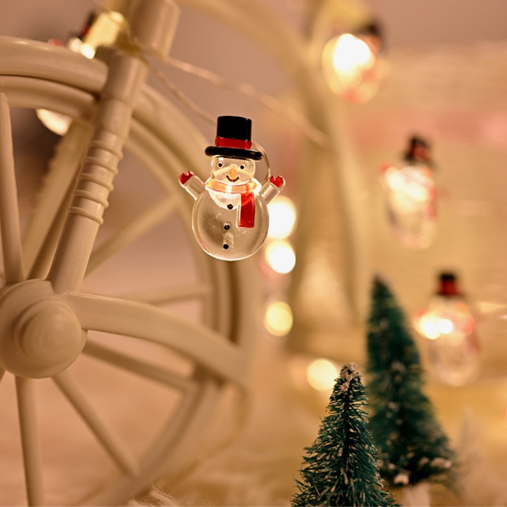 2 Mét 20 Đèn/5 Mét 50 Đèn Led Dây Đèn Trang Trí Giáng Sinh Người Tuyết Giáng Sinh Trang Trí Không Khí Cửa Sổ Ngày Lễ Phòng Ngủ Ánh Sáng Không Khí