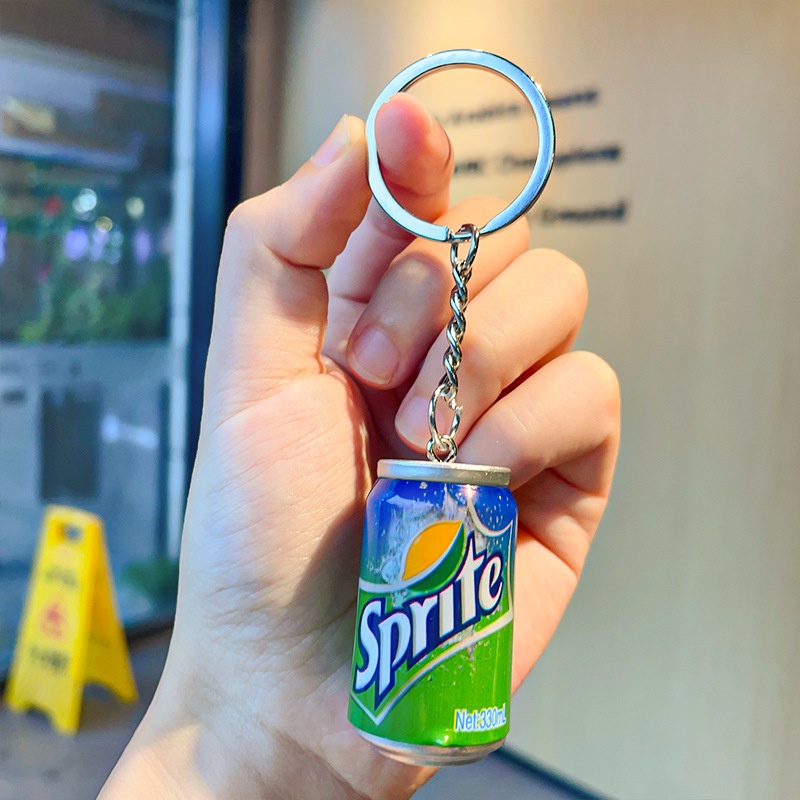 Móc Khóa Hình Lon Nước Ngọt Coca cola mini Dễ Thương