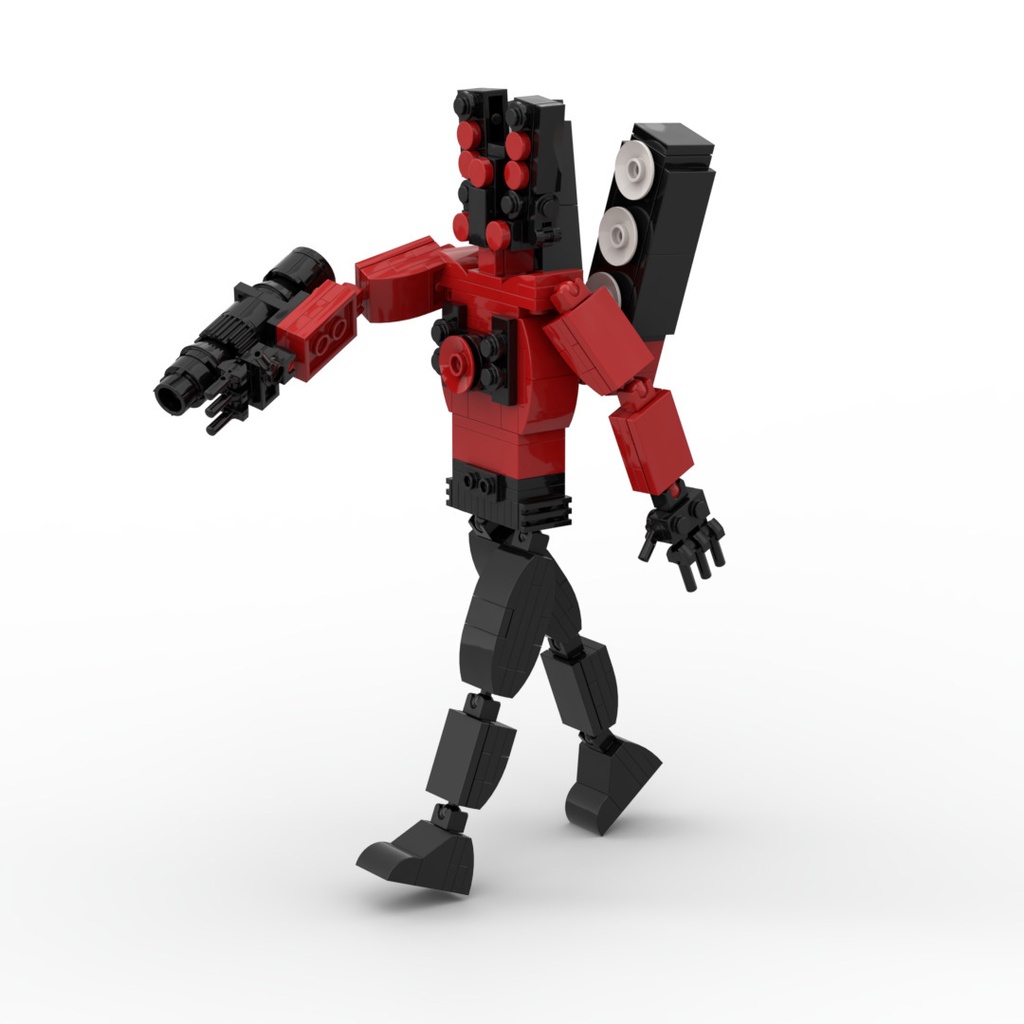 Skibidi Mô Hình Đồ Chơi Lắp Ráp toilet man vs man Độc Đáo