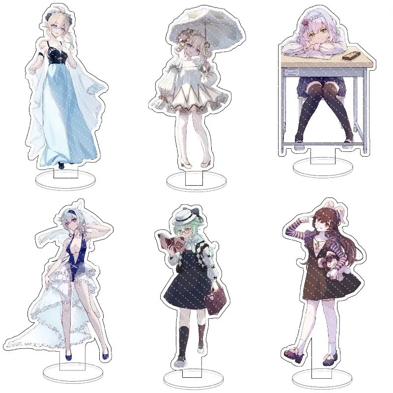 Mô hình Standee Anime Genshin Impact Noelle Acrylic Game nbkv Barbara Eula Phụ kiện trang trí để bàn