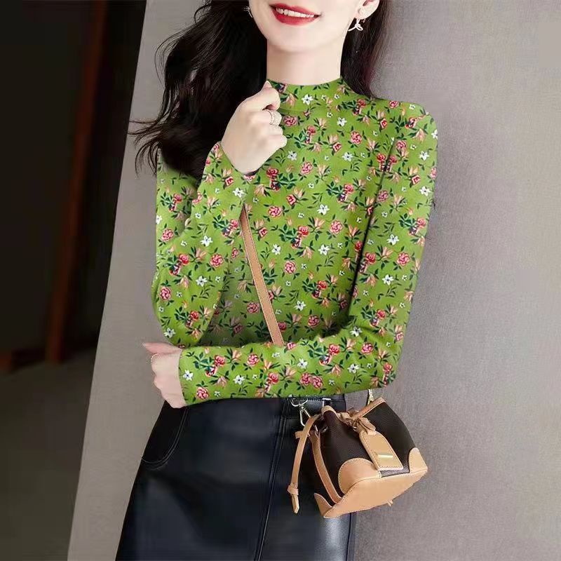 Áo Thun Tay Dài Thời Trang Mùa Thu Phong Cách Mới Cho Nữ