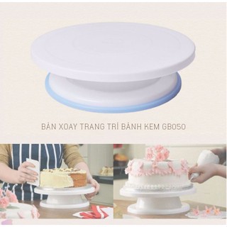 Bàn Xoay Trang Trí Bánh Kem 28cm-Đế Xoay Trưng Bày Chụp Hình Ảnh Sản Phẩm-Dụng Cụ Xoay 360 Độ Nặn Tô Tượng Tạo Hình