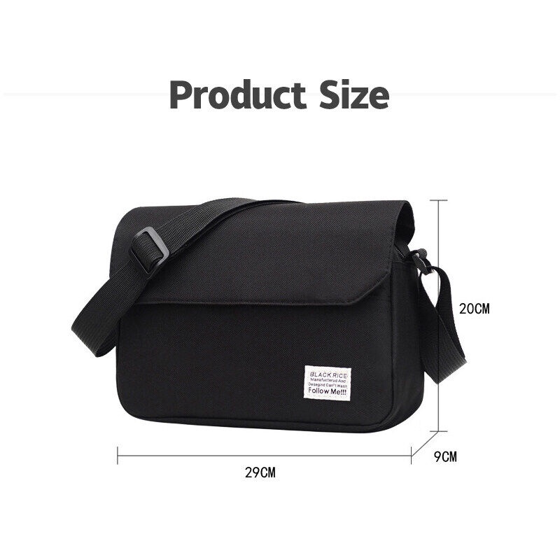 Túi Vải canvas Đeo Chéo Thời Trang Nam Nữ