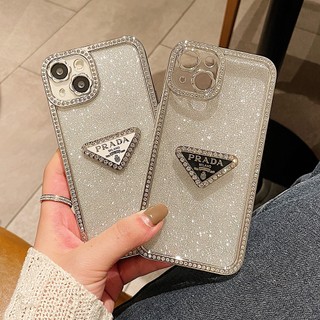 Ốp Điện Thoại Kim Cương Lấp Lánh Mạ Thời Trang Cho IPhone 14 Pro Max 15 Pro Max Vỏ Sáng Bóng Cho IPhone 12 13 Pro Max Vỏ Bảo Vệ Chống Sốc