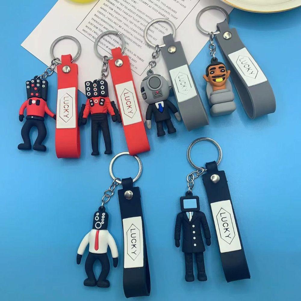 Shanhai Móc Khóa Hình Nhân Vật Hoạt Hình Trượt Tuyết / Tivi man / man / skibidi dop
